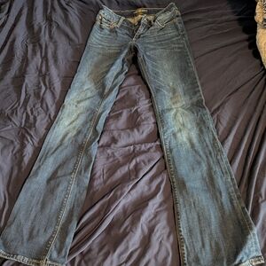 Women’s Dark Blue Flared Jeans